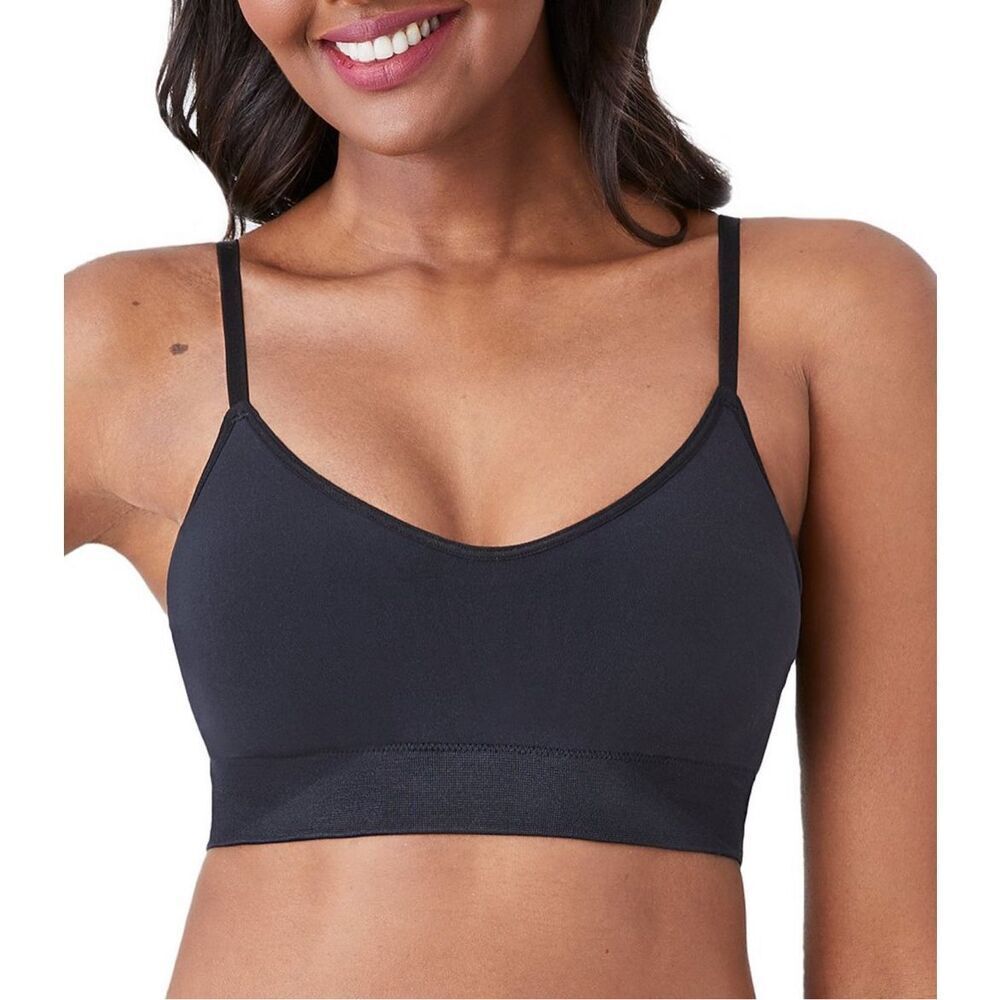 Wacoal NWT B-Smooth Bralette Wireless Removable Pads Black Large